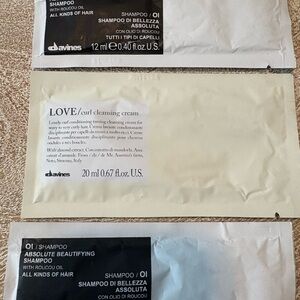 Davines oi hair samples